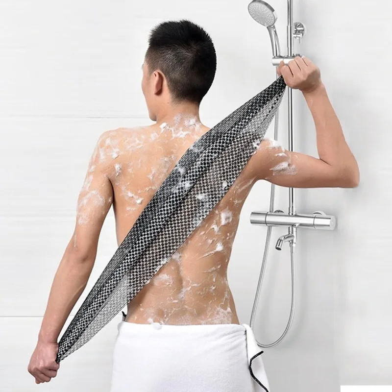 Japanese Rubbing Washcloth for Rubbing Washcloth Exfoliating Shower Brush Bath Towel Brush Exfoliating Scrubber Exfoliating Shower Scrubber Bath Sponge Exfoliating Bath Brush Shower Sponge Shower Towel Exfoliating Shower Scraper