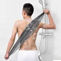 Japanese Rubbing Washcloth Bath Nylon Towel Brush for Back Towels Exfoliating Scrub Shower Sponge Body Bathroom Accessories 1