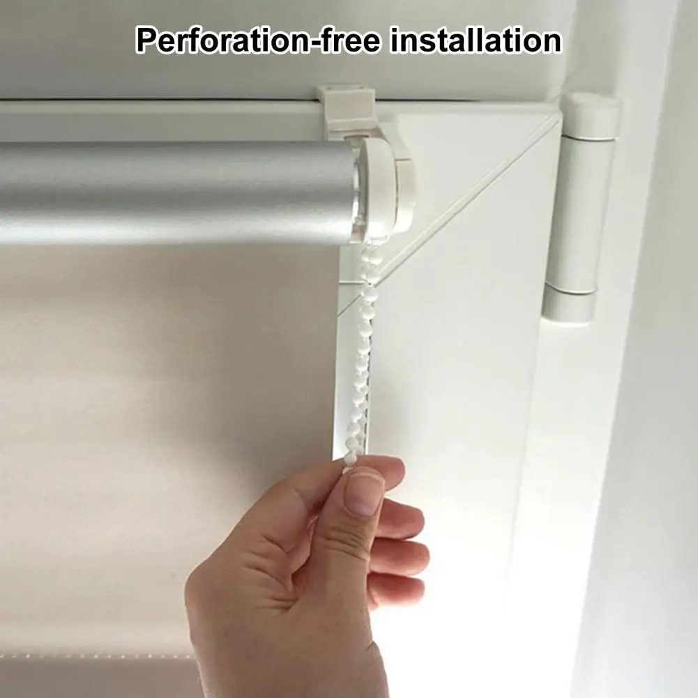 Roller Curtain Hanger Durable Easy Installation Clamp Holder Roller Blinds Self-Adhesive Hook