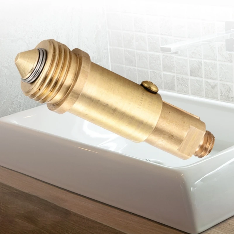 Basin Drain Stopper LXAF Basin Sink Bounce Cores Drainer Valves Easy Popups Waste Plugs Spring Mechanism Cores Drainer Bathroom Replacement