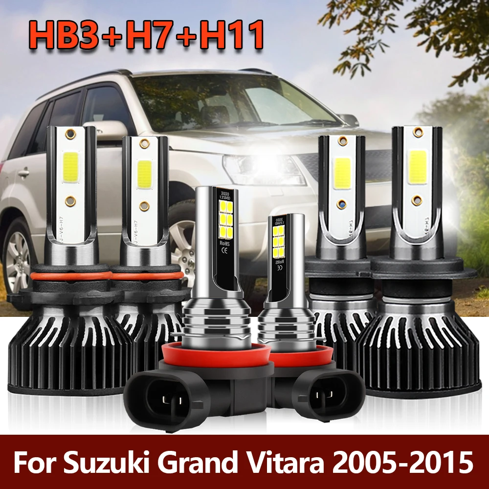 チーター柄セット CHUSYYRAY LED Headlight Kit High 9005 6500K 1200W for 2003