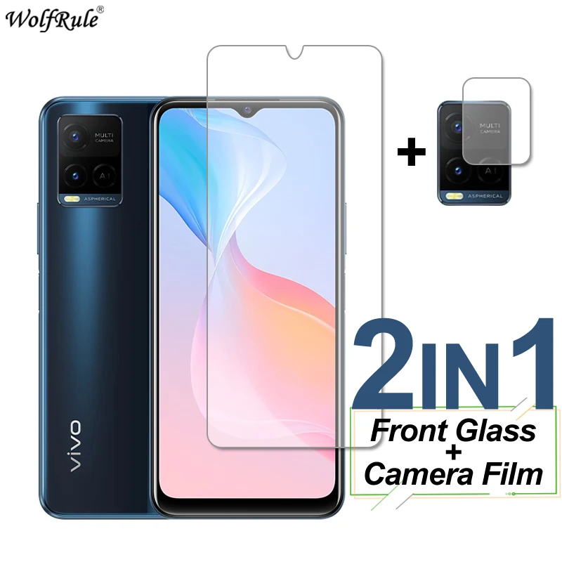 Glass For ViVo Y21 Y35 Y33S Y21S Y75 Y33T Y33e Y53S Y73 Y72 Screen Protector Tempered Glass Protective Camera Lens Film ViVo Y21