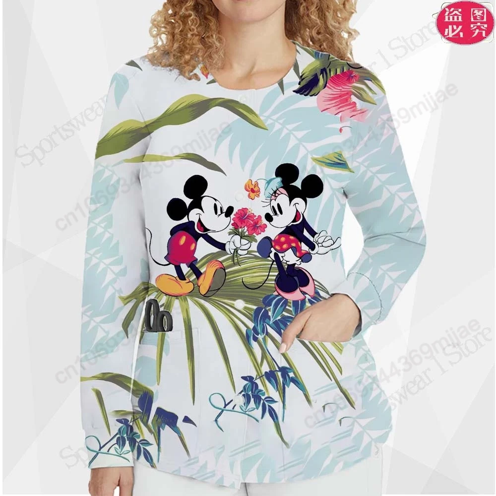 

Nurse Uniform Cardigan Woman Free Shipping Anorak Pocket Women's Clothing Women Trends 2023 Autumn Outerwears Jackets Y2k Tops