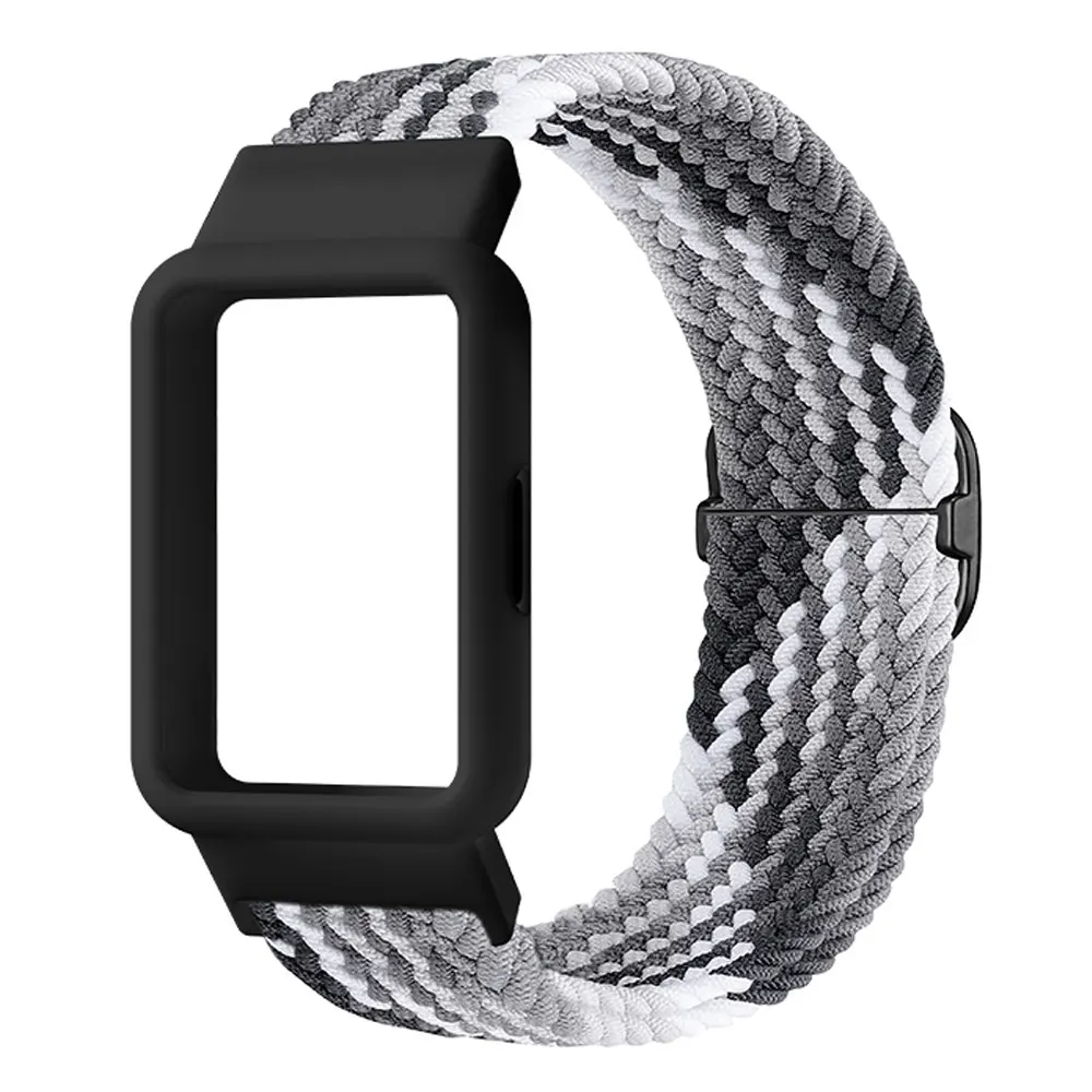 Nylon Breathable Watch Strap and Case with Resiliency Loop