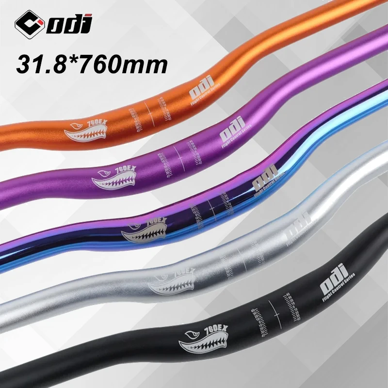 

ODI 31.8mm Mtb Handlebar High-strength Aluminum Bicycle Handle Bar 760mm Riser Bar for Mountain Bike XC AM DH BMX Cycling Parts