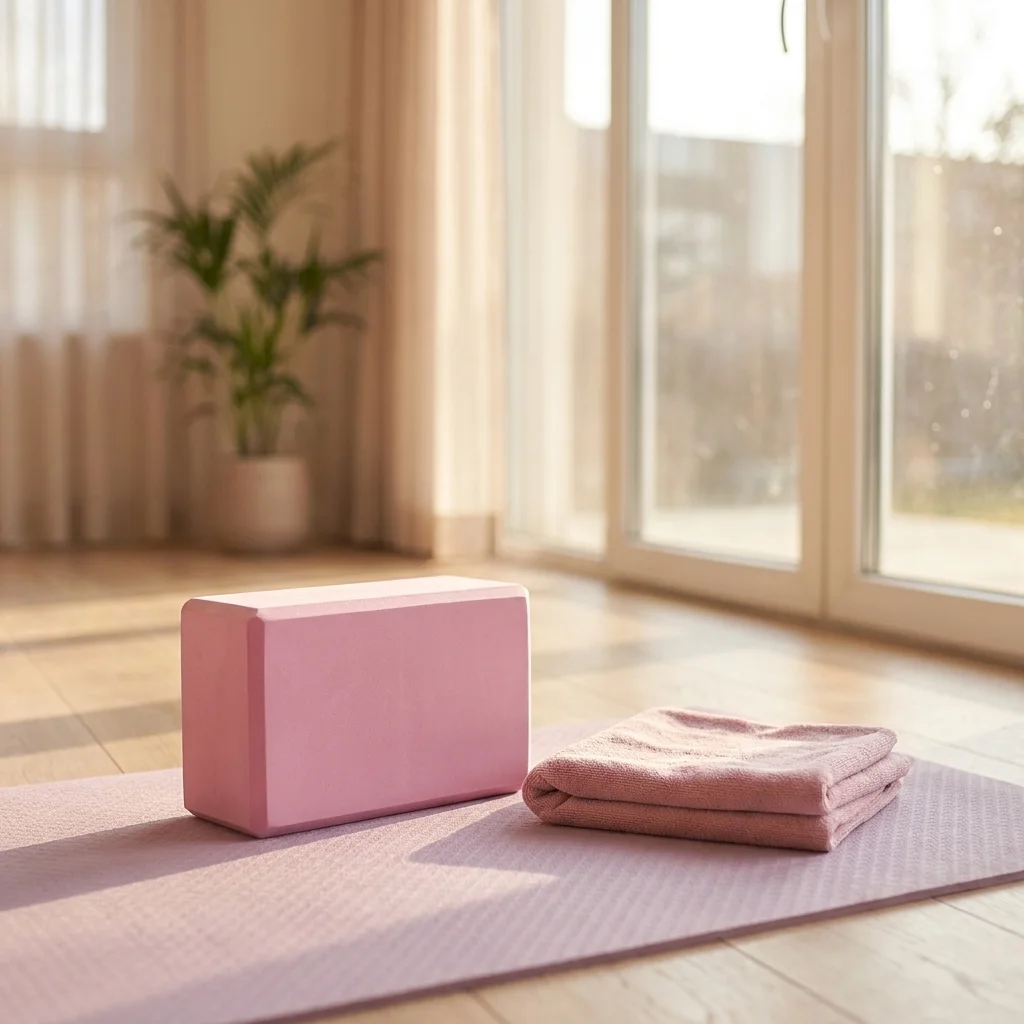 High-Density Foam Yoga Block for Stretching and Exercise