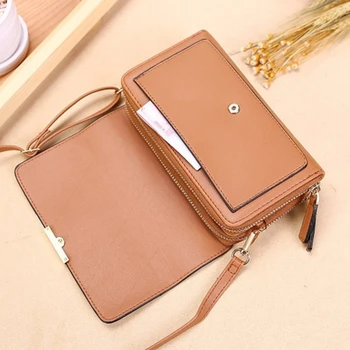 Portafoglio da Donna Stile Coreano, Borsa Multitasca di Grande Capacità, Borsa a Tracolla Casual, Porta Cellulare, Nuovo Stile alla Moda