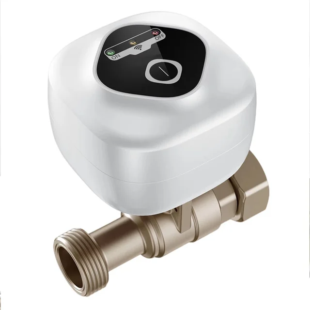 A23F-Wifi Intelligent Ball Valve Automatic Water Shut-Off Valve Support APP Control/3 Timing Modes/Water Leakage Alarm EU 3