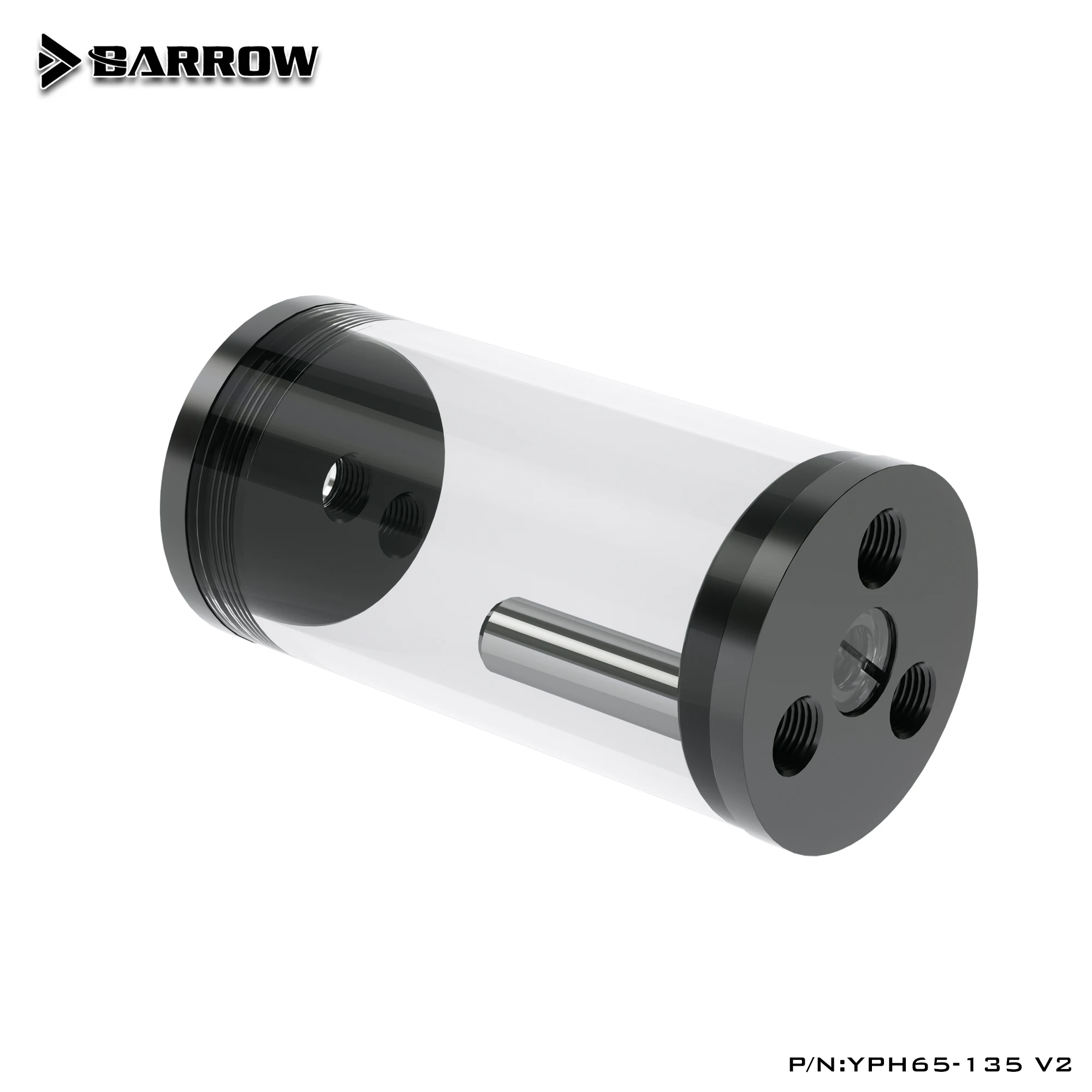 Carrinho de Mão Yph65 v2 65 mm de Diâmetro Comprimento Múltiplo Cilíndrico Água-cooled Radiador Pom Mais Acrílico Tanque de Água Branco Preto Capa Série - Imagem 3