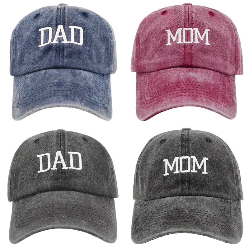 Semi Curved Couples Grey Hip Hop Snapback Mom Dad Basketball Cap main image 0