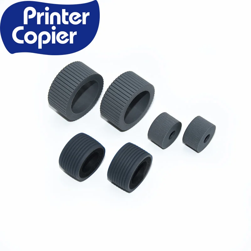 5Set Nuovo Scanner Di Pick Up Rullo Pneumatico Freno Rullo Per Fujitsu Fi-7600 Fi-7700 Scanner Di Pick Up Rullo Pneumatico