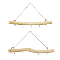 39cm Driftwood Branch Hooks, Branch Hangers, Decorative Floating Wall Shelves, 1