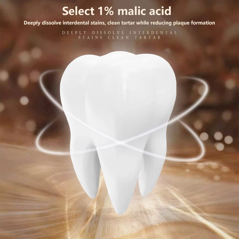 Teeth Whitening Toothpaste Fruit Acid Remove Calculus Plaque Stains Fresh Breath Cleaning Oral Hygiene Dental Bleach Care Tools