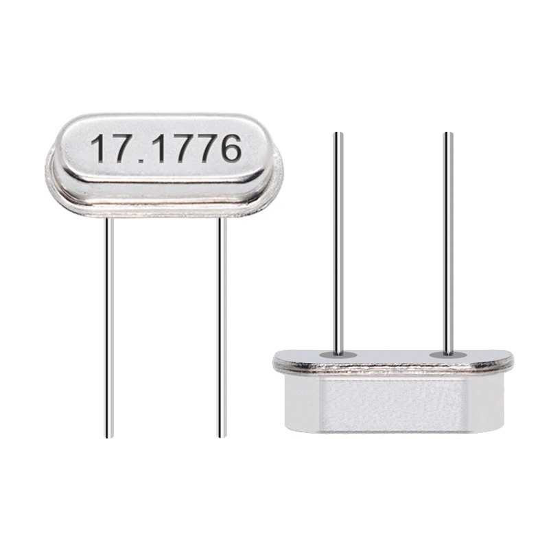 HC-49S 수동 크리스탈 공명기, 직접 플러그, DIP-2 20PF 10PPM 석영 크리스탈, 17.1776M, 17.1776MHZ, 10 개