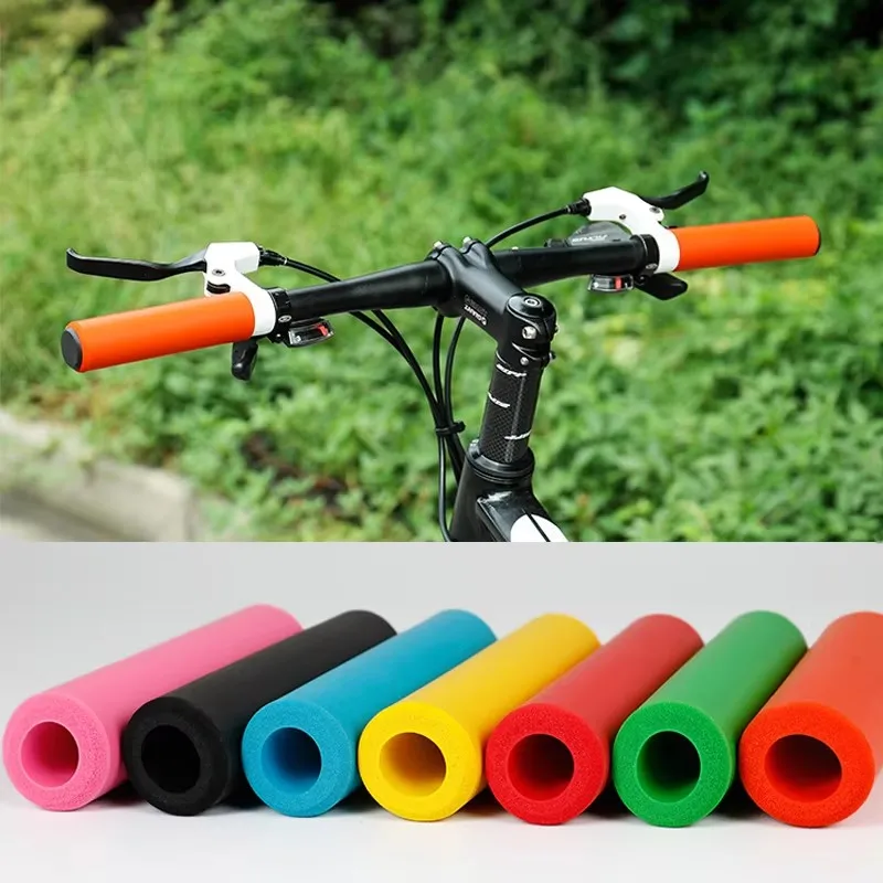 1/2/3Pairs Bicycle Grip Silicone Sponge Soft MTB Mountain Bike Handlebar Cover Anti Slip Shock-Absorbing Scooter Grip