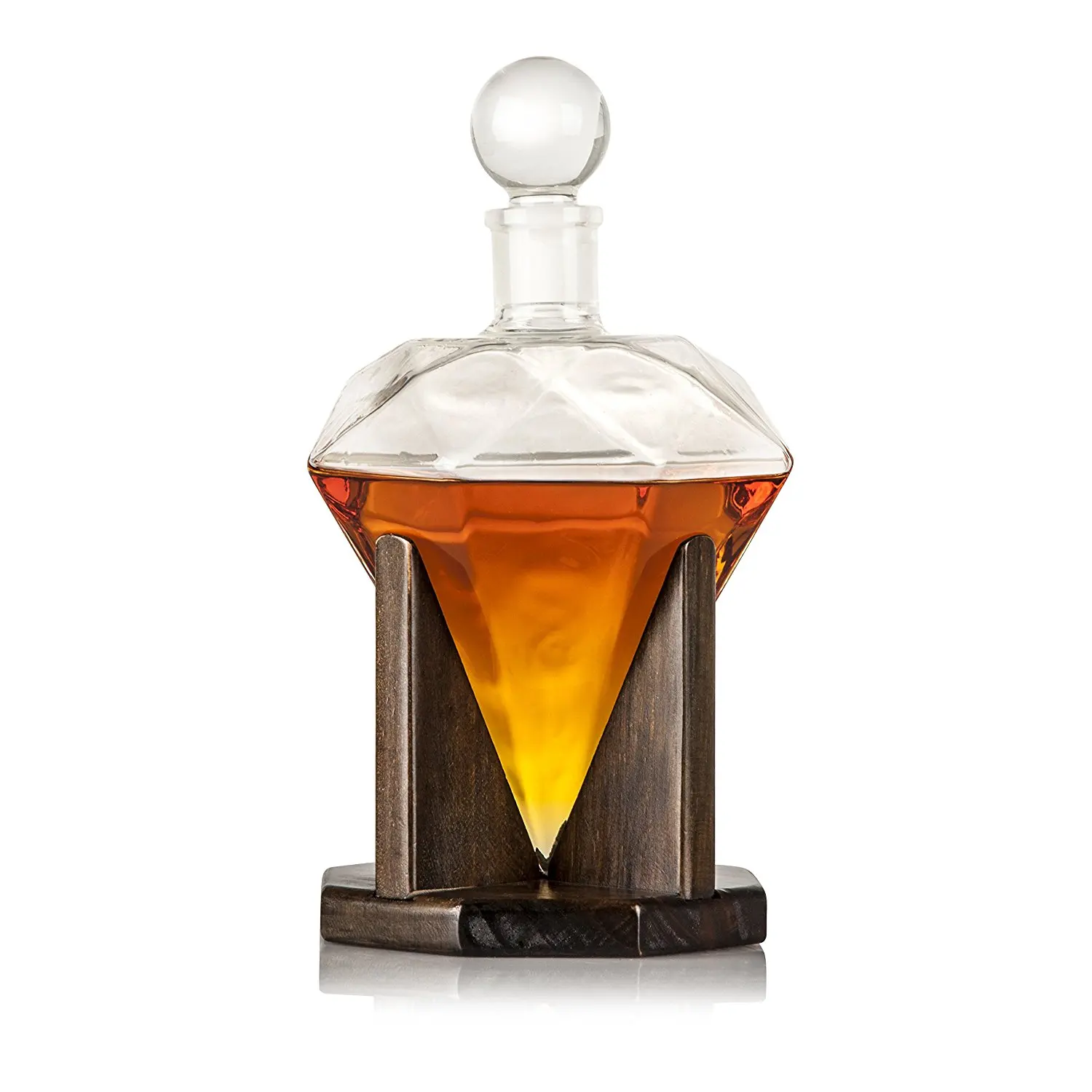 

Unique Shape Design Handmade Pyrex Glass Diamond Whiskey Wine Vodka Decanter