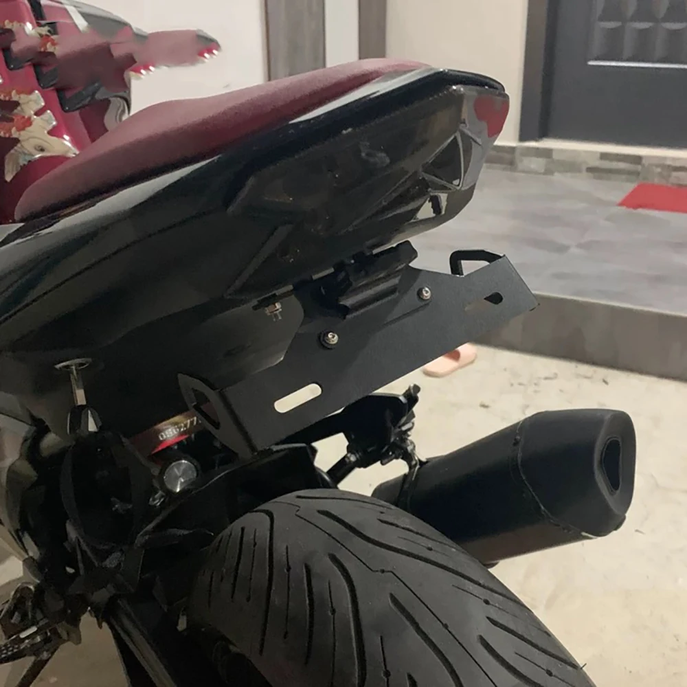가와사키 Z900 Z900SE 2017-2018-2019-2020-2021-2022-2023-2024용 오토바이 액세서리 번호판 홀더 프레임 브래킷