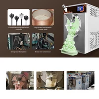 Machine à Crème Glacée Dure de Type Table Équipement de Production Commerciale pour Magasin de Thé au Lait, Stand existent de Haricots Mungo, Planche de Restaurant 2