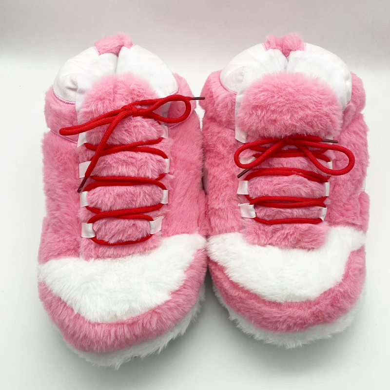 

Unisex Winter Warm Home Cotton Slippers Coconut Back To The Future Lightable Bread Shoes Waterproof Home Winter Holiday Gift