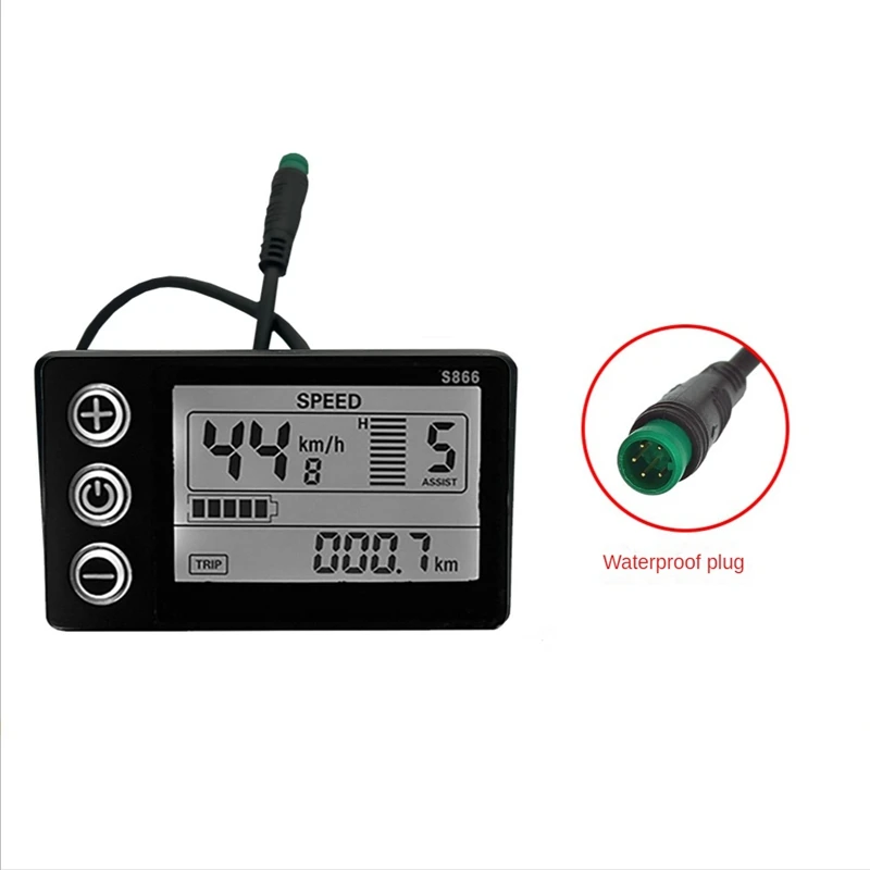 Controller System 17A As Shown 17A Controller For 24V/36V/48V 250W/350W Motor S866 With Universal Small Kit