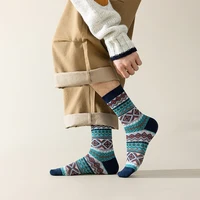 Chaussettes habillées pour hommes, chaussettes d'équipage en coton, 3 paires, respirantes et absorbant la sueur, chaussettes d'équipage à motif coloré drôle 2