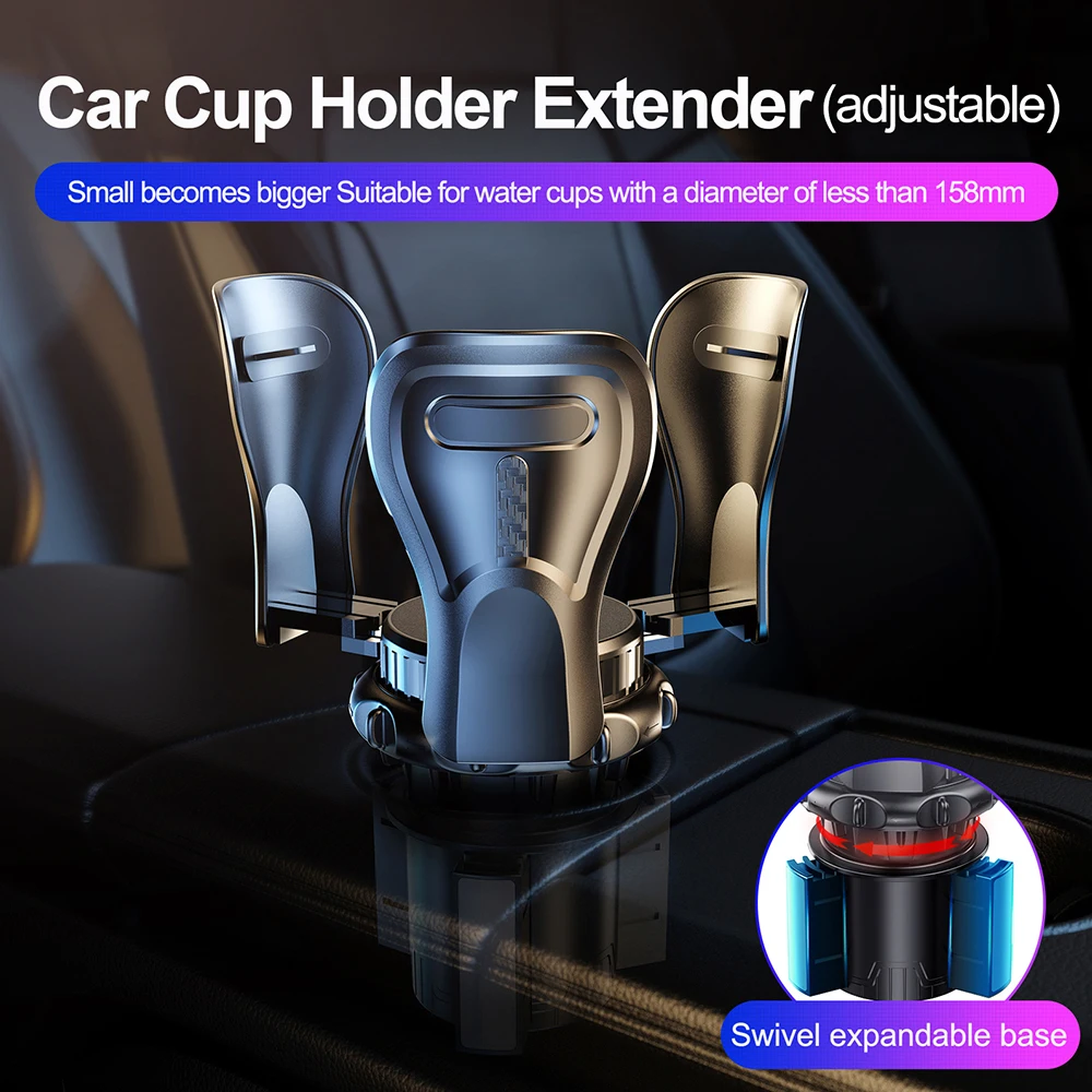 Secure Car Cup Holder Expander -Adjustable Adapter for Yeti Secure Car Cup Holder Expander -Adjustable Adapter for Yeti