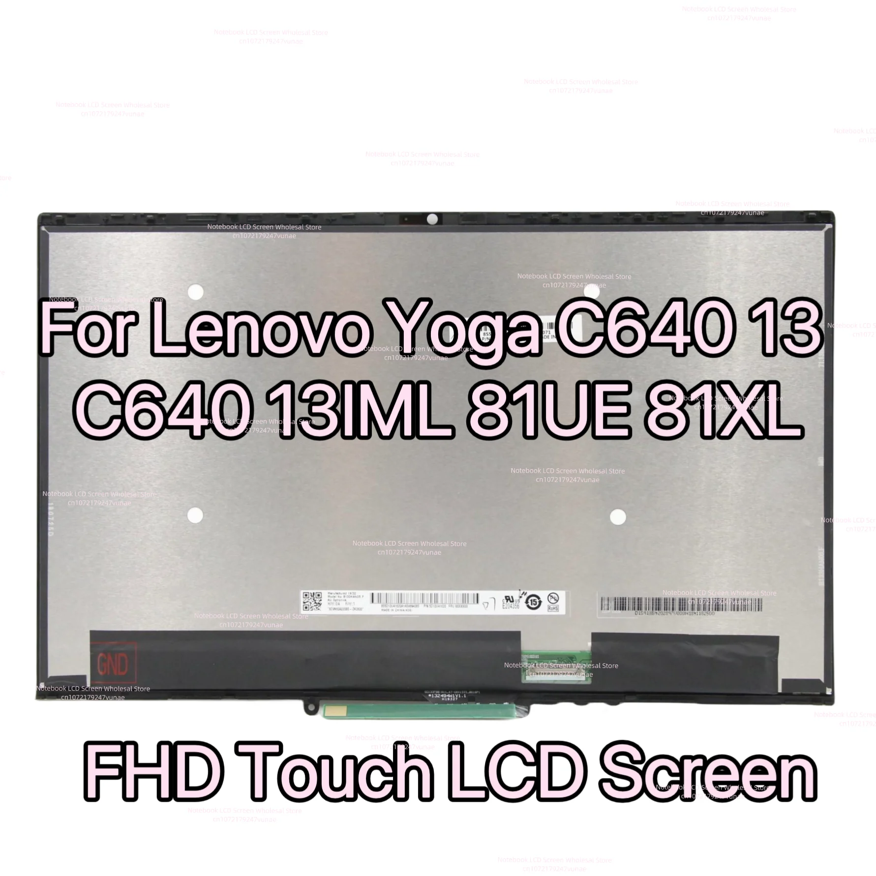 13.3 Inch For Lenovo Yoga C640 13 C640 13IML 81UE 81XL FHD Touch