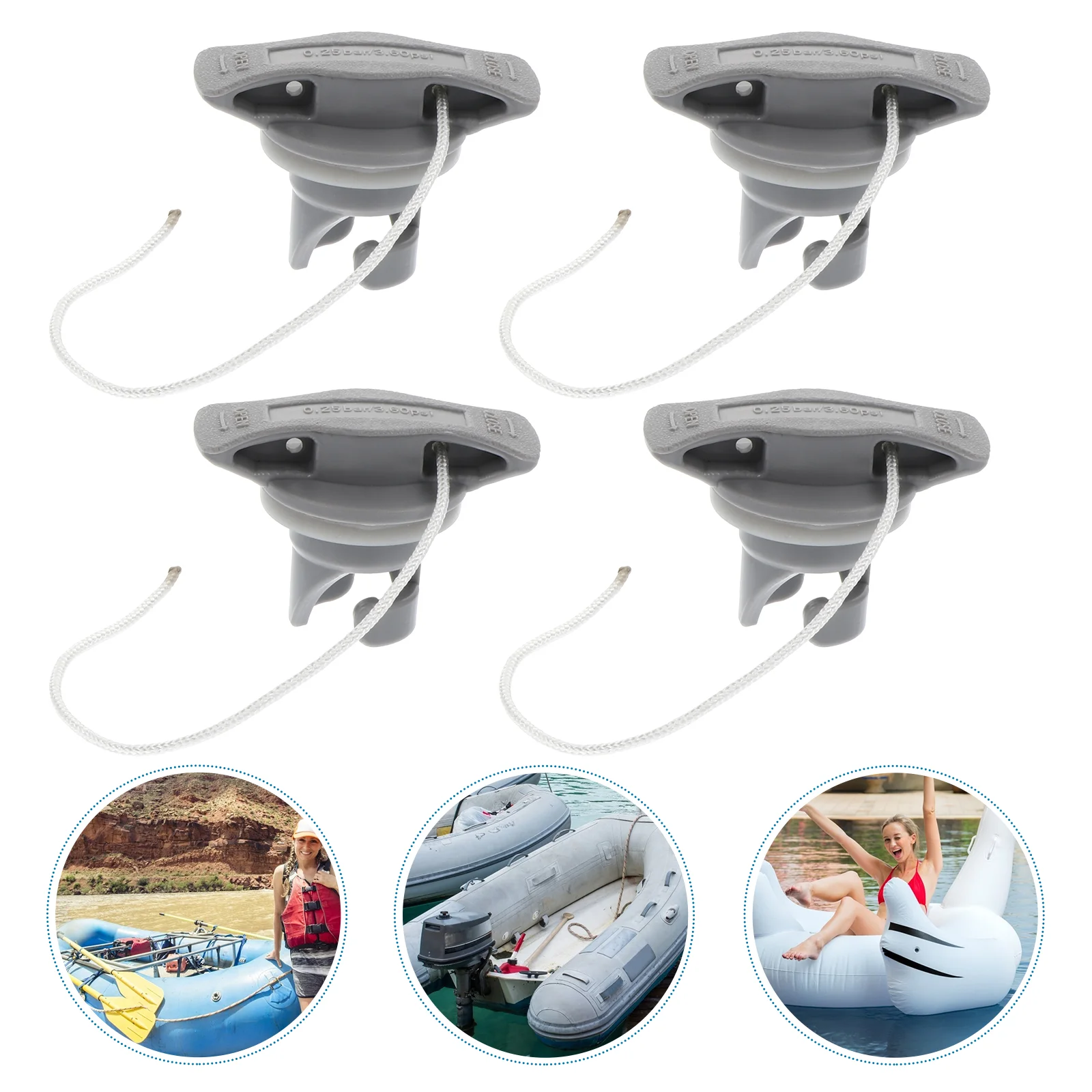 

Kayak Valve Caps Air Valve Covers Inflatable Boat Air Plugs Kayak Parts