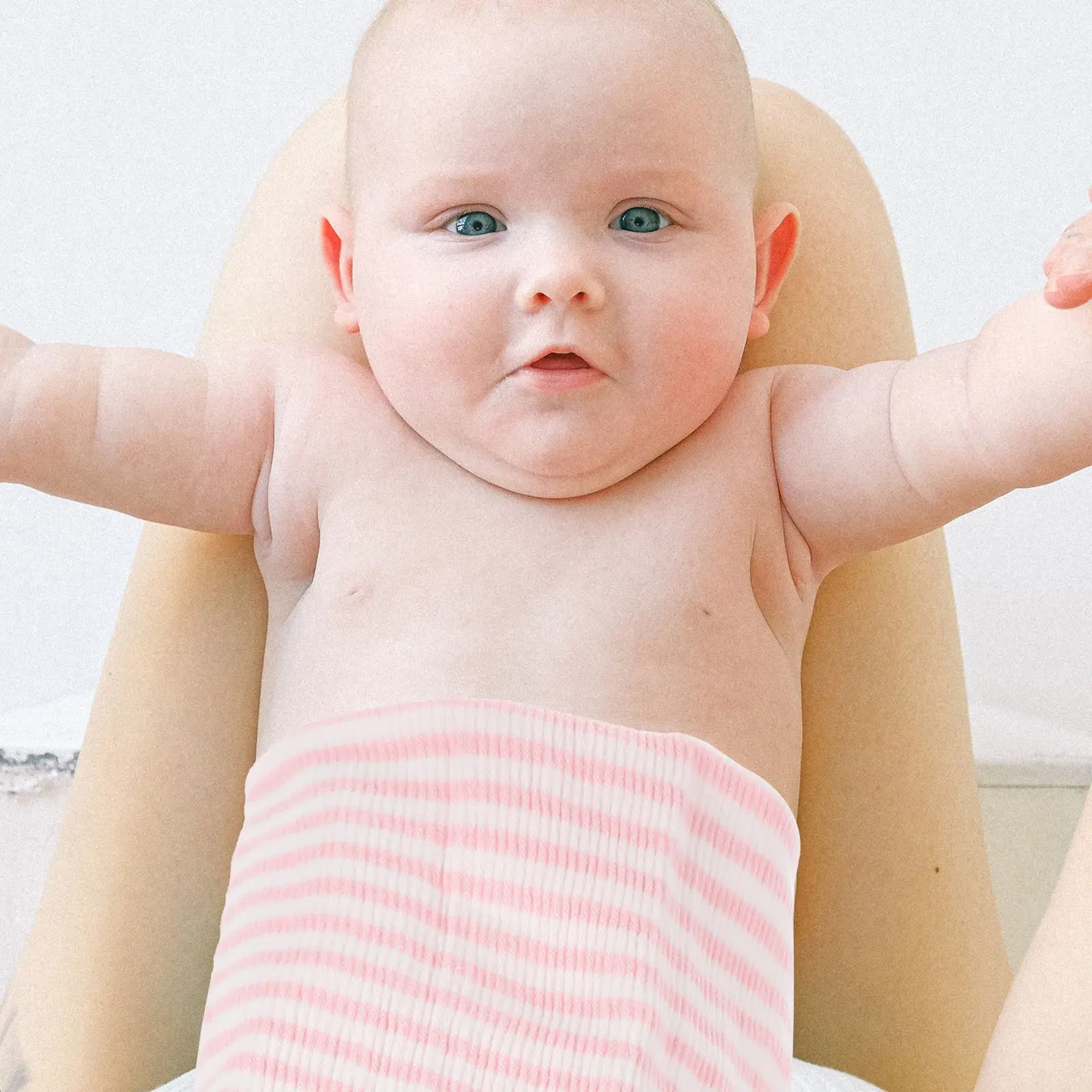 Newborn Belly Protectors Infant Cotton Belly Band Pink Stripes Baby Wrap Umbilical Cord Cover Warmth Colic Prevention Night Turn
