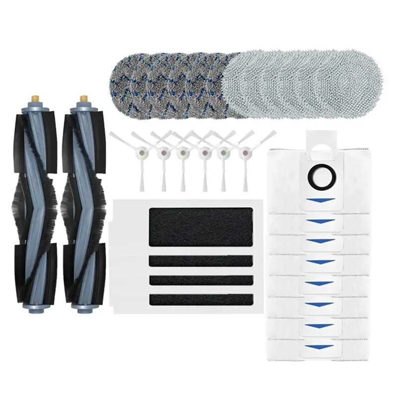 

Main Side Brush Mop Cloth HEPA Filter Dust Bags As Shown Plastic For Ecovacs Deebot T20 / T20 Max / T20 Pro Accessories