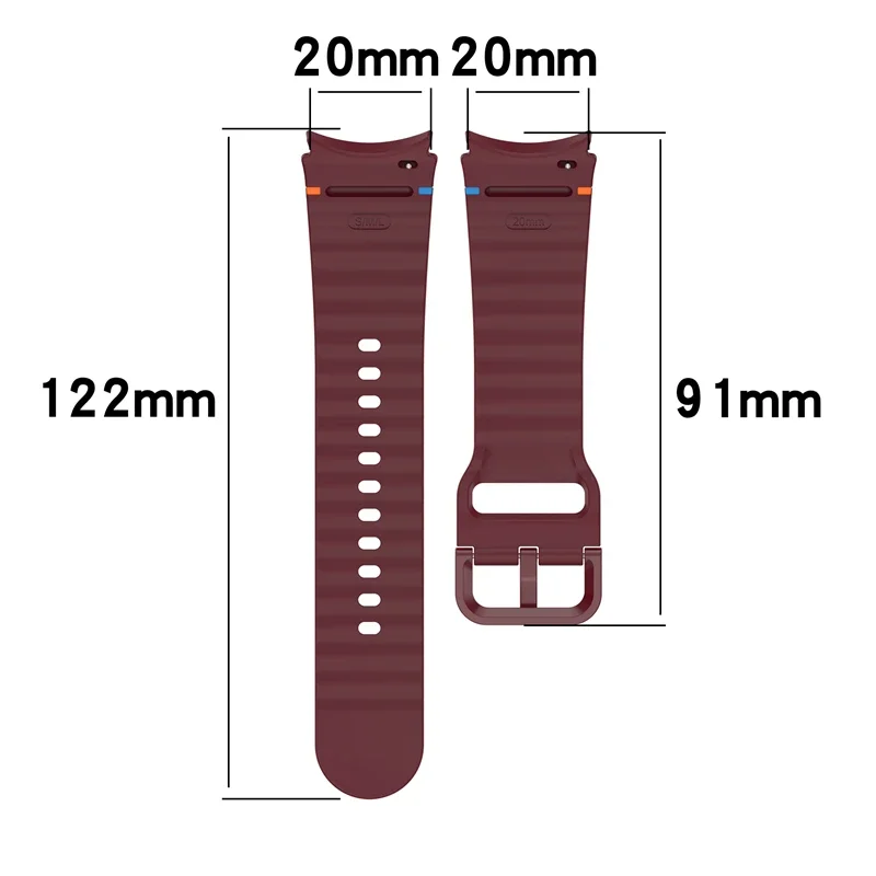Stylish Silicone Watch Band Bracelet Strap