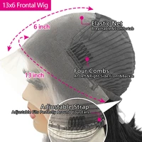 200% Density 30 Pouces Lisse Perruques Cheveux Humains 13X6 Perruque Brazilian HD Transparent Lace Front Wigs Human Hair Perruque Frontal intégral Livraison 1-3 Jours France PAPYON 7