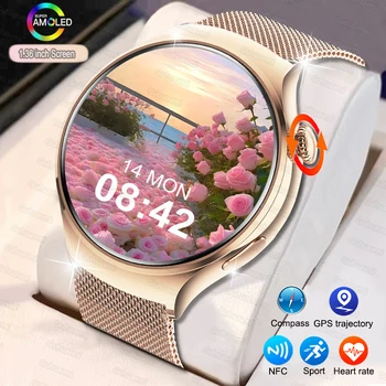 2025 New Lady Fashion Smart Watch donna AMOLED HD schermo GPS frequenza cardiaca chiamata Bluetooth SmartWatch esterno impermeabile per Xiaomi