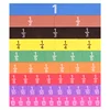 Fractions Math Teaching Tool EVA Round Shape Instrument Kids Montessori Early Educational Math Development School STEM Toy Gifts 1