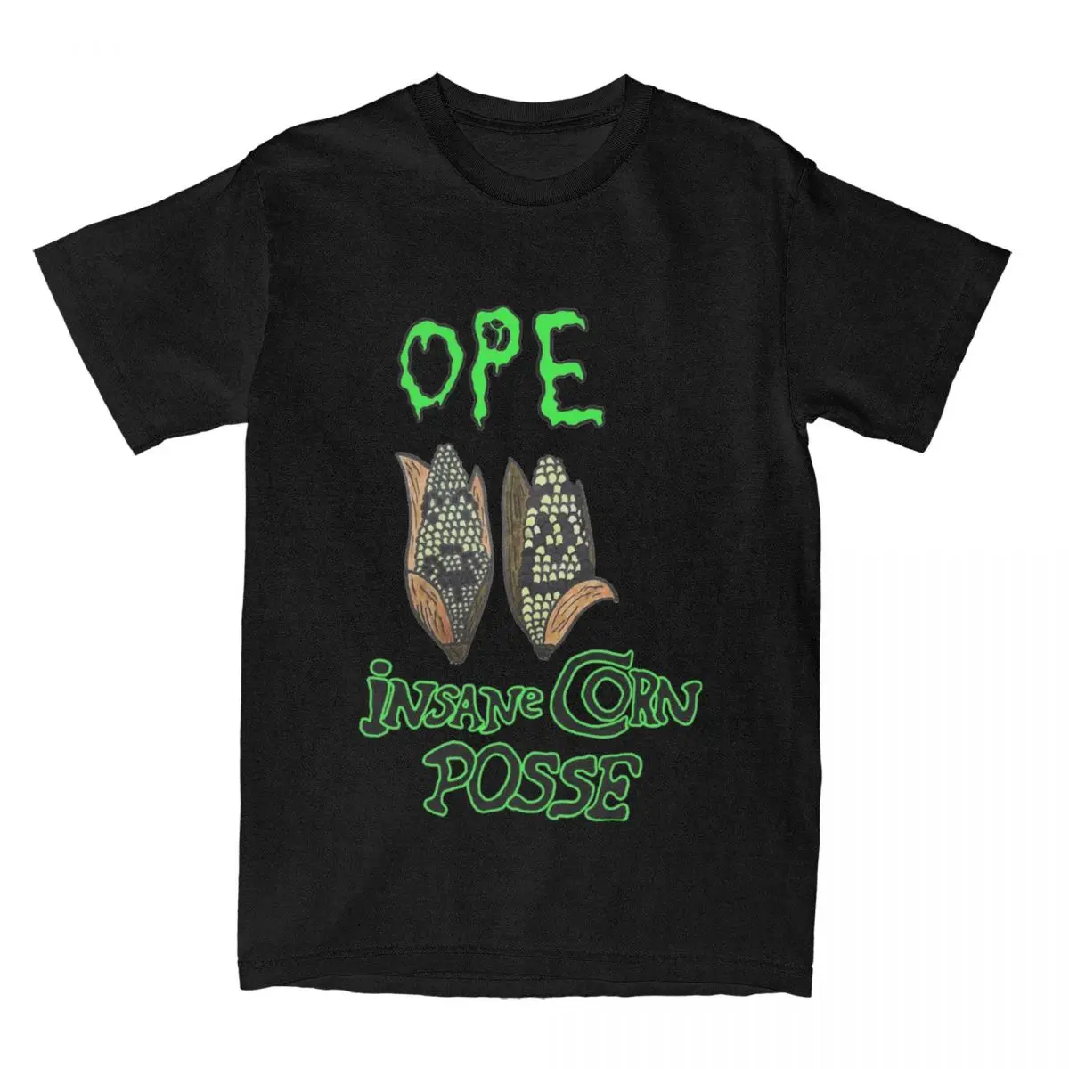 Insane Corn Posse Hiphop Icp Stuff Shirt Per Uomo Donna Divertente Abbigliamento Con Stampa Grafica In Puro Cotone