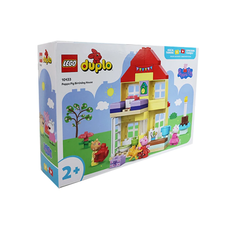 Set Peppa Pig Legos Amazon LEGO 10433 DUPLO Peppas Geburtstagshaus