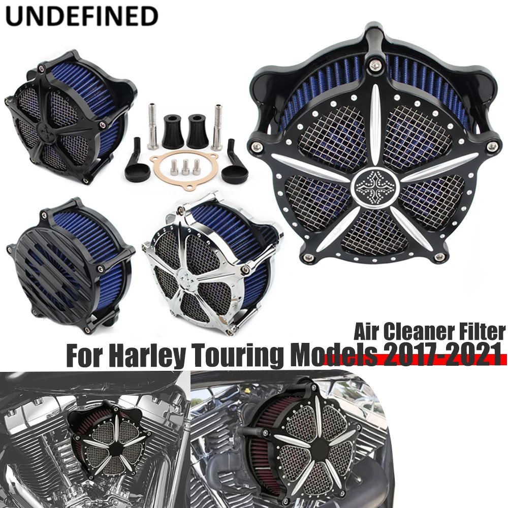 

Фильтры воздухозаборные голубые для Мотоциклов Harley Touring моделей 2017 2018 2019 2020 2021 Softail 18-21