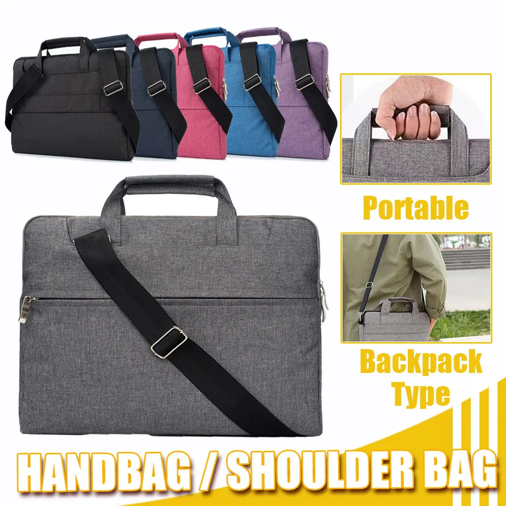 

Laptop bag Sleeve Case Shoulder handBag Notebook pouch Briefcases For 13 14 15 16 inchMacbook Air Pro HP Huawei Asus Dell