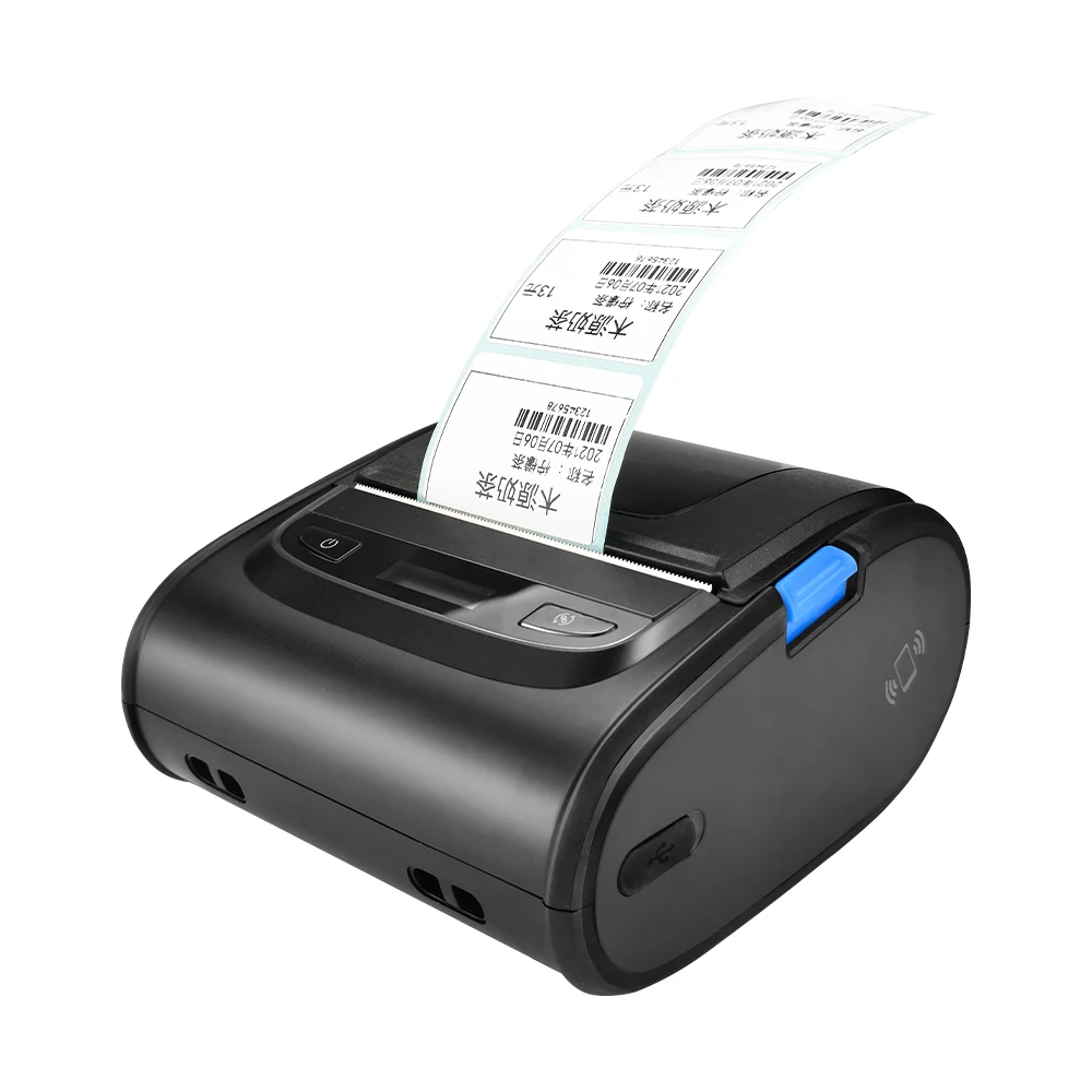 2023 휴대용 바코드 열 라벨 프린터, QR 코드 가격표, FBA 배송 열 스티커 프린터, 3 인치, 120 mm/s, 80mm, 신제품