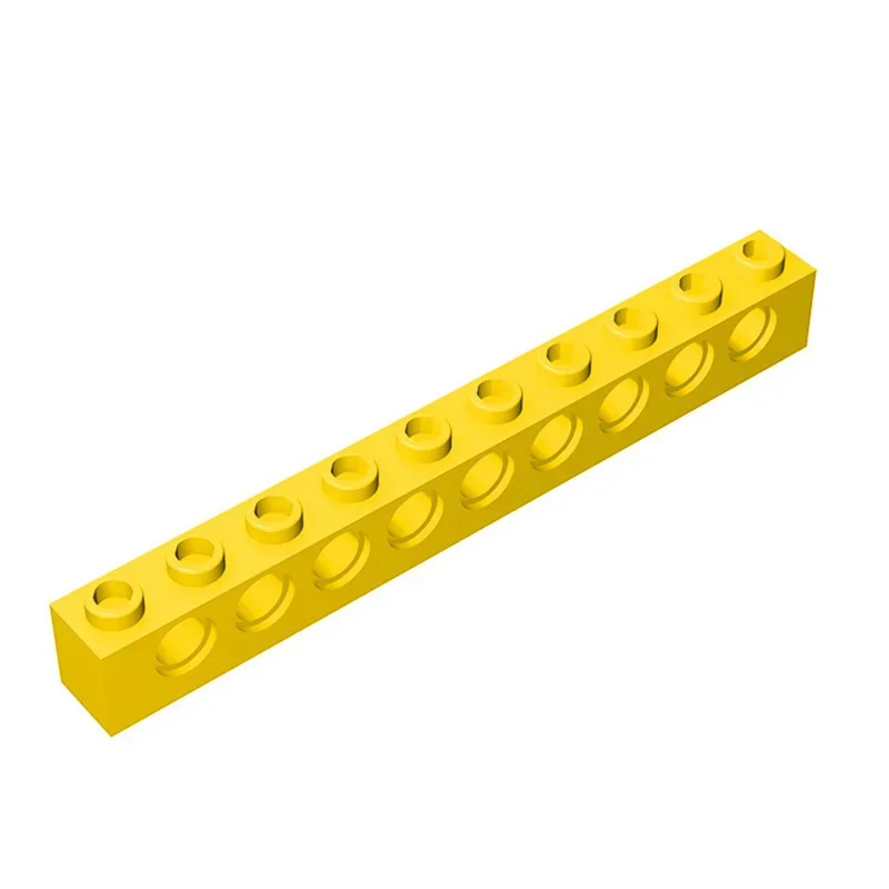 

10 шт., детали MOC 2730, высокотехнологичный кирпич, 1x10 с 9 отверстиями, совместимы с конструкторами «сделай сам»