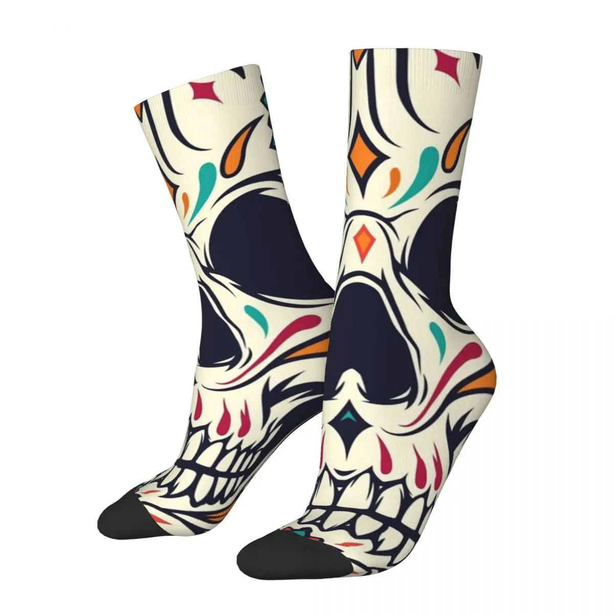 

Happy Funny Men's Compression Socks Bob Vintage Harajuku Tatto Street Style Novelty Seamless Crew Crazy Sock Gift Printed
