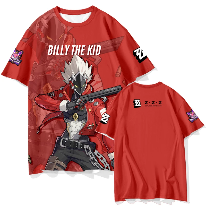 Zenless Zone Zero Short Sleeve T Shirt Kids Tees Cosplay Tops