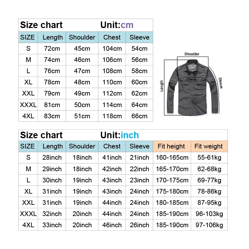 Mens Long Sleeve Fishing Shirts UPF 50+ UV Protection Breathable Quick Dry for Outdoor