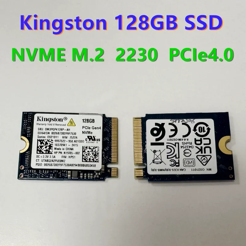 内蔵型SSD Kingston OM3PGP1024P-A0 1024GB SSD 2230 Kingston 1TB M.2 2230 PCIe Gen 4.0x4 NVMe SSD TLC NAND (R/W Speeds