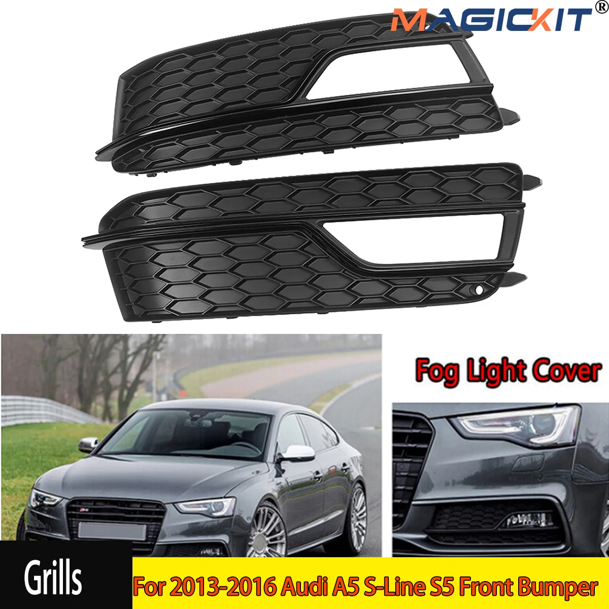 Front Grill Schwarz Wabengrill Kühlergrill Waben für AUDI A5 8T S5 S Line 07-11