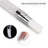 Dual-ended Silicone Sculpture Pen for Nail Art, Easy and Precise Nail Design Tool, 3D Carving Glitter Dotting Brush 3