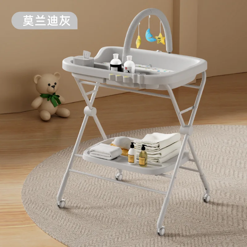 Newborn Baby Care Table Multi-functional Change One Piece Folding Kids Diaper Table Baby Changing