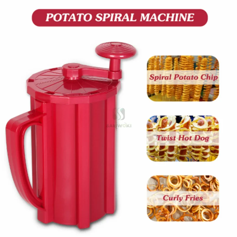 Twisted Chips Potato Slicer Spiral Potato Cutter French Fry Spiral Cutting Tools Manual Slicer Machine