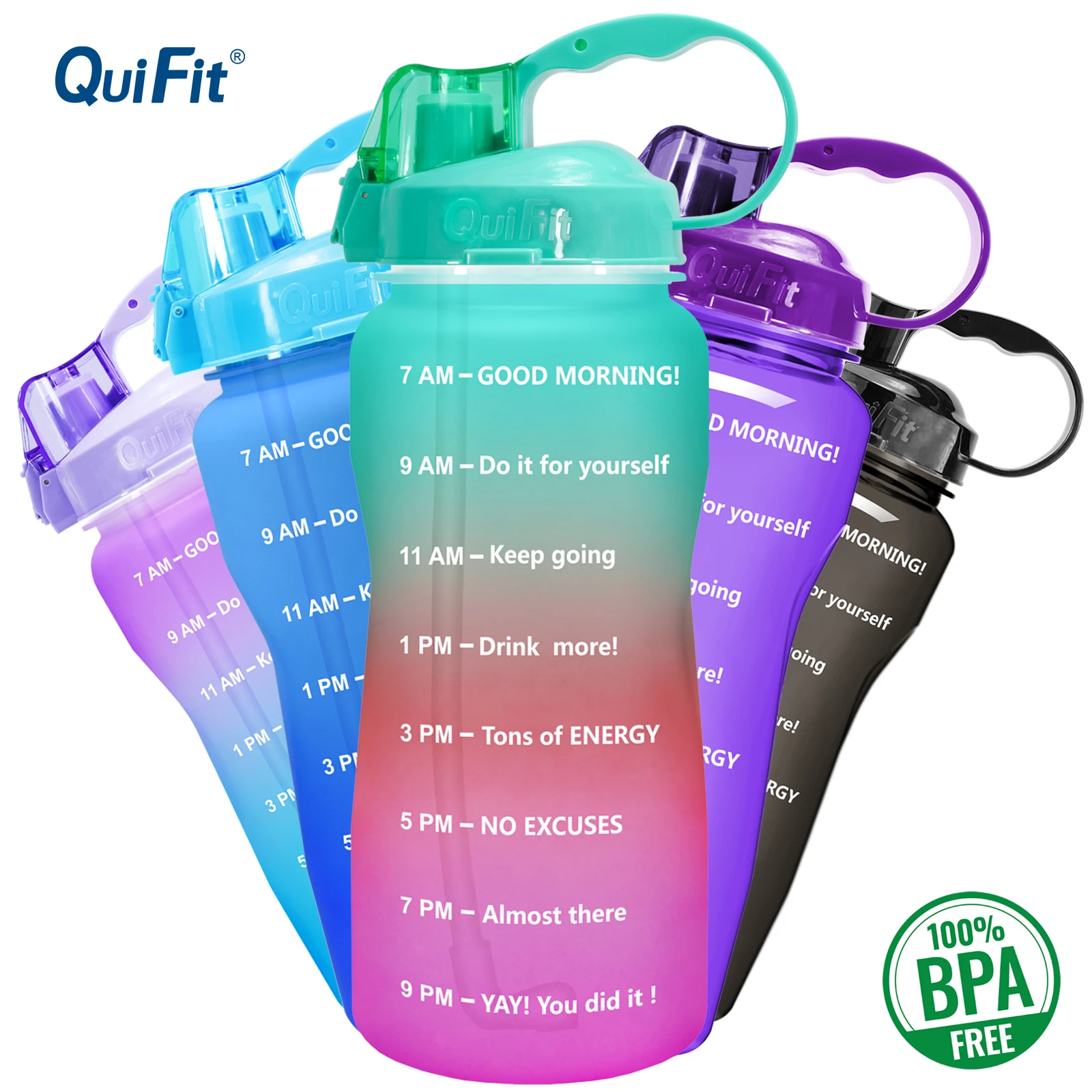 ボトル 水筒 1000ml 大容量 ポータブルストロースポーツウォーターボトル Bpaフリー プラスチックウォーターボトル 大人 女の子 男の子 アウトドア スポーツ 登山用 キャンプ ランニング ジム ハイキング 自転車 ほしのstar 1000mlウォーターボトルモチベーション