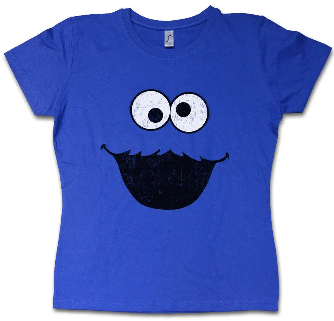 Cookie Monster T-Shirt Bert Puppet Sesame Monster Place Ernie Tv Usa Street